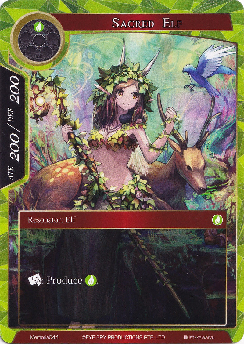 Sacred Elf (Memoria044) [Alice Origin Memoria Cards]