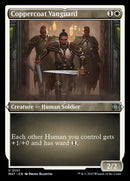 Coppercoat Vanguard (Foil Etched) [March of the Machine: The Aftermath]