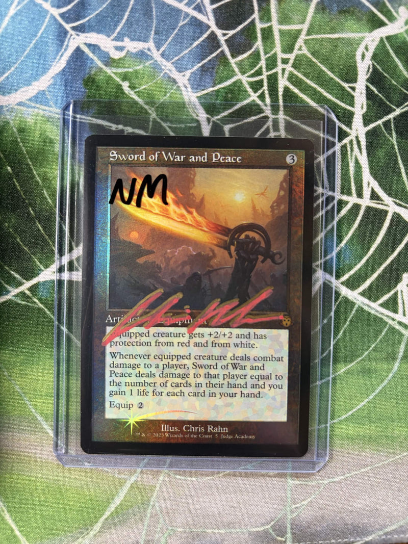 Sword of War and Peace (Signed by Chris Rahn) [Judge Promos]