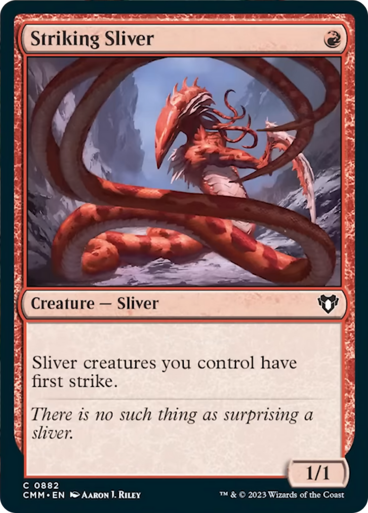 Striking Sliver [Commander Masters]