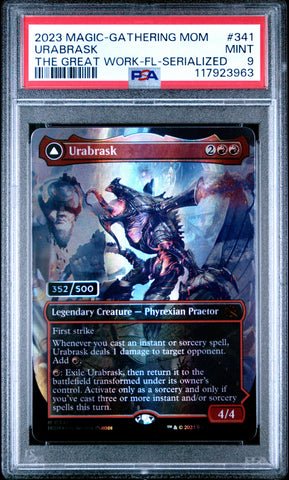 PSA MINT 9 Urabrask [Magic The Gathering March Of The Machine] - 117923963