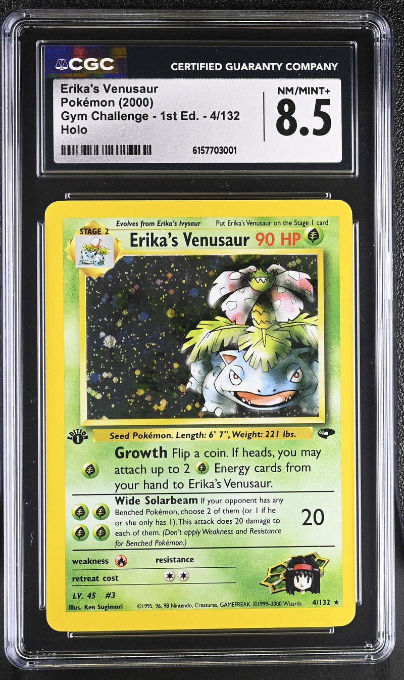 CGC 8.5 Erika's Venusaur (4/132) [Gym Challenge - 1st Ed.] - 6157703001