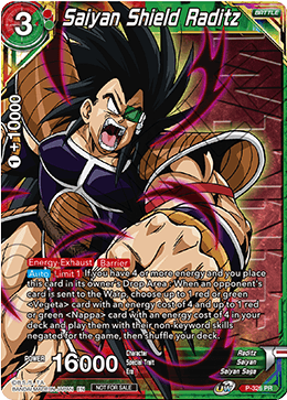 Saiyan Shield Raditz (Winner Stamped) (P-326) [Tournament Promotion Cards]