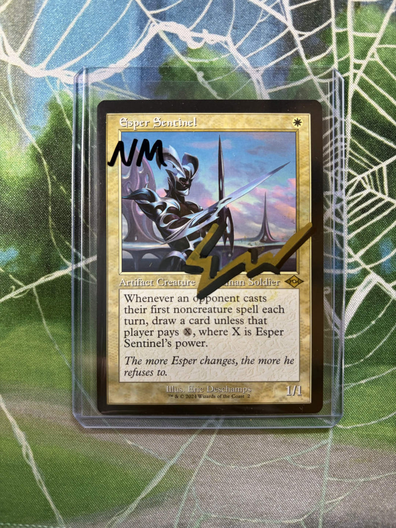 Esper Sentinel (Retro Frame) (Signed by Eric Deschamps) [Modern Horizons 2]
