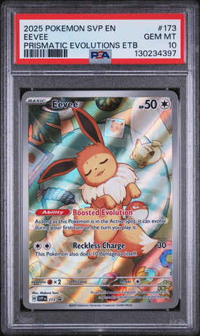 PSA GEM MT 10 Eevee (173 Promo) [Svp En-Sv Black Star Promo] - 130234397