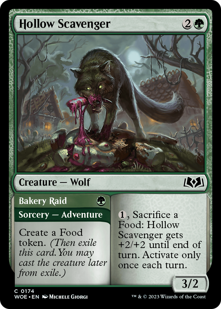 Hollow Scavenger // Bakery Raid [Wilds of Eldraine]