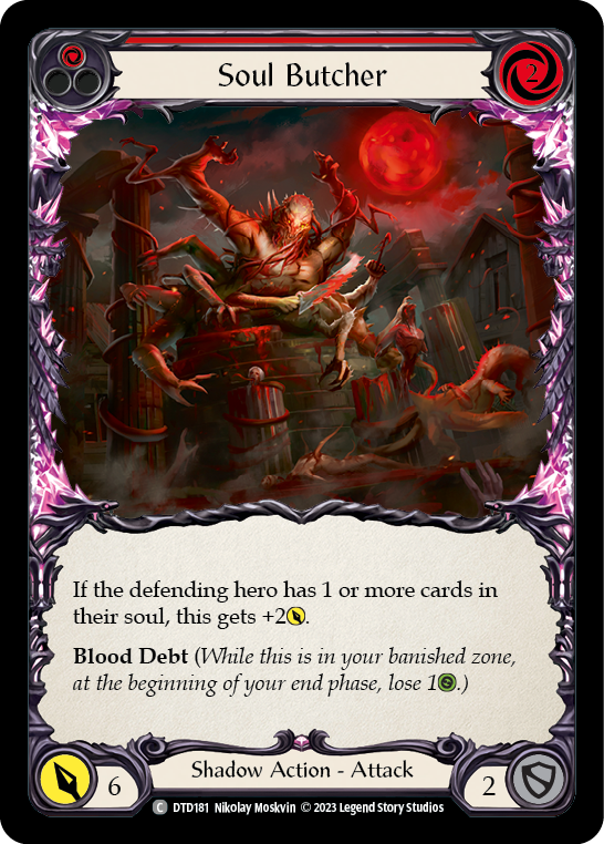 Soul Butcher (Red) [DTD181] (Dusk Till Dawn)