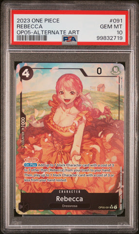 PSA GEM MT 10 Rebecca [Op05-Awakening Of The New Era] - 99832719