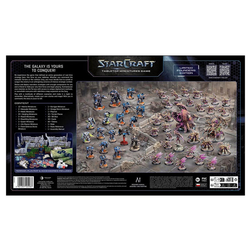 StarCraft The Miniatures Game: Two Player Starter Set: Founders Edition