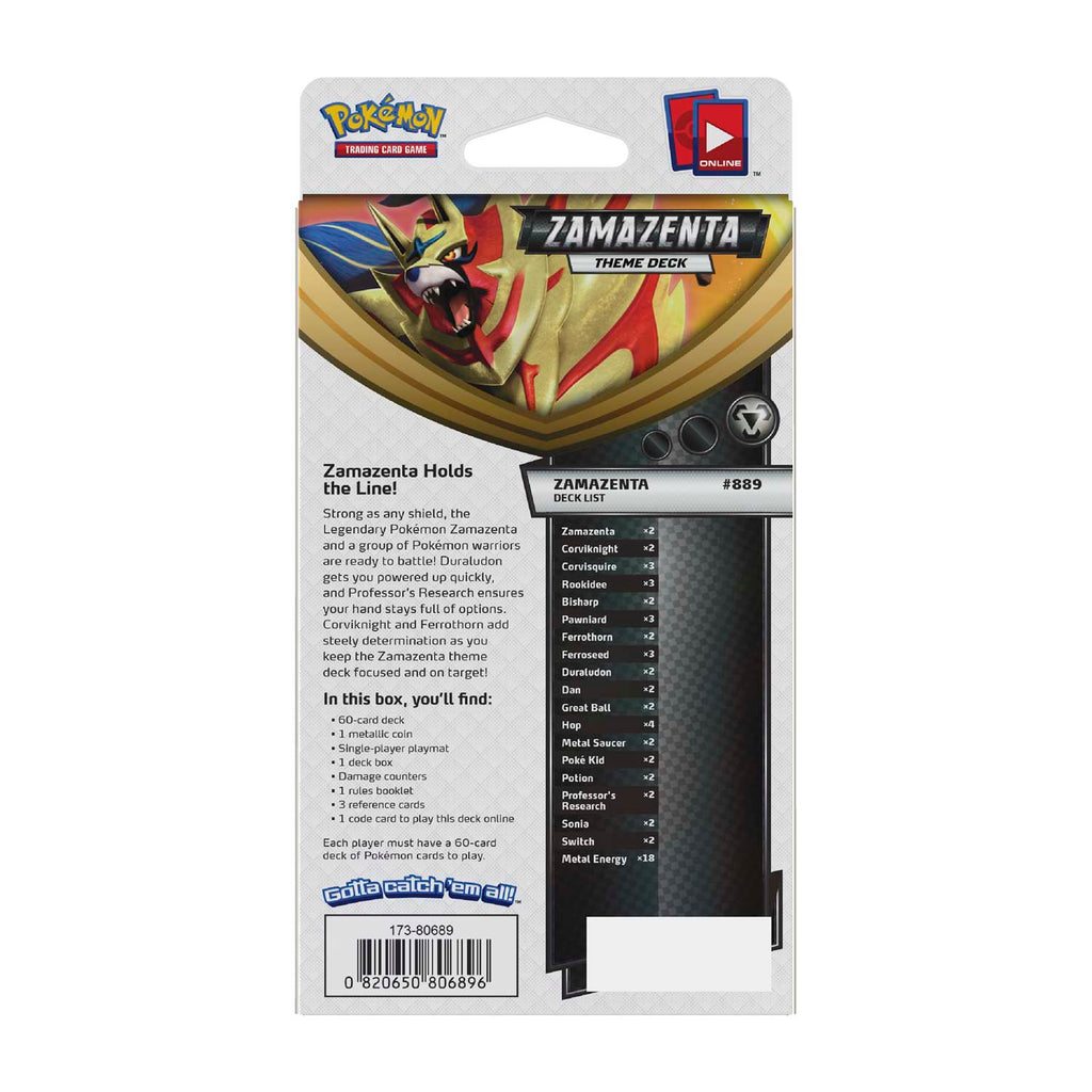 metal saucer pokemon card value Pokemon TCG: Rebel Clash Zamazenta Theme Deck