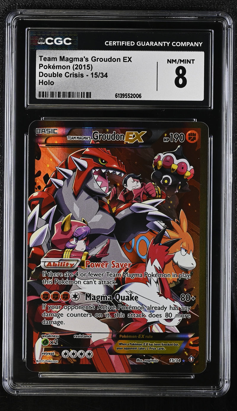CGC 8 Team Magma's Groudon EX (15/34) [Double Crisis] - 6139552006