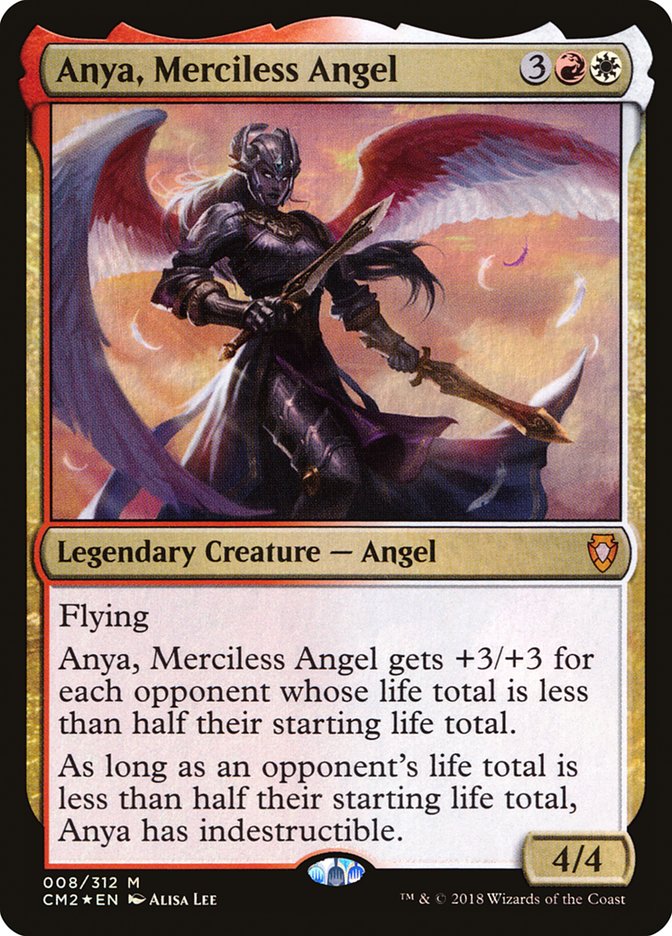 Anya, Merciless Angel [Commander Anthology Volume II] Moderately Played Foil
