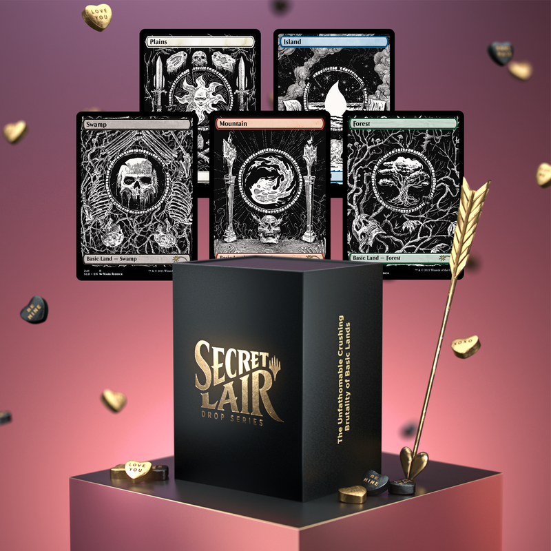 Magic the Gathering: Secret Lair: The Unfathomable Crushing Brutality of Basic Lands