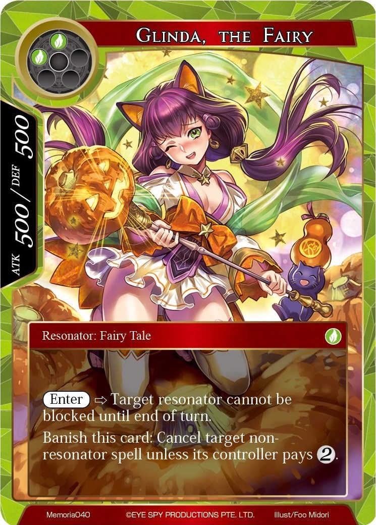 Glinda, the Fairy (Memoria040) [Alice Origin Memoria Cards]