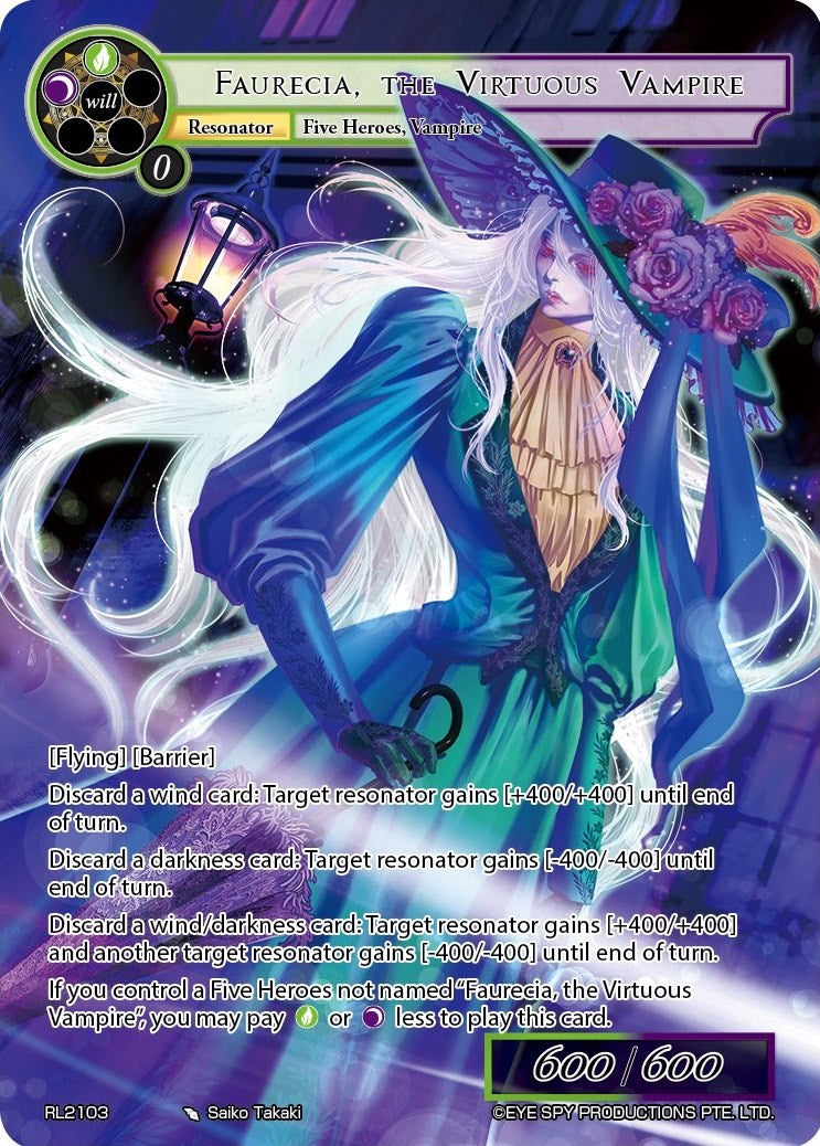 Faurecia, the Virtuous Vampire (RL2103) [Promo Cards]