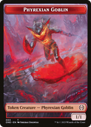 Phyrexian Goblin // Cat Double-Sided Token [Phyrexia: All Will Be One Tokens]