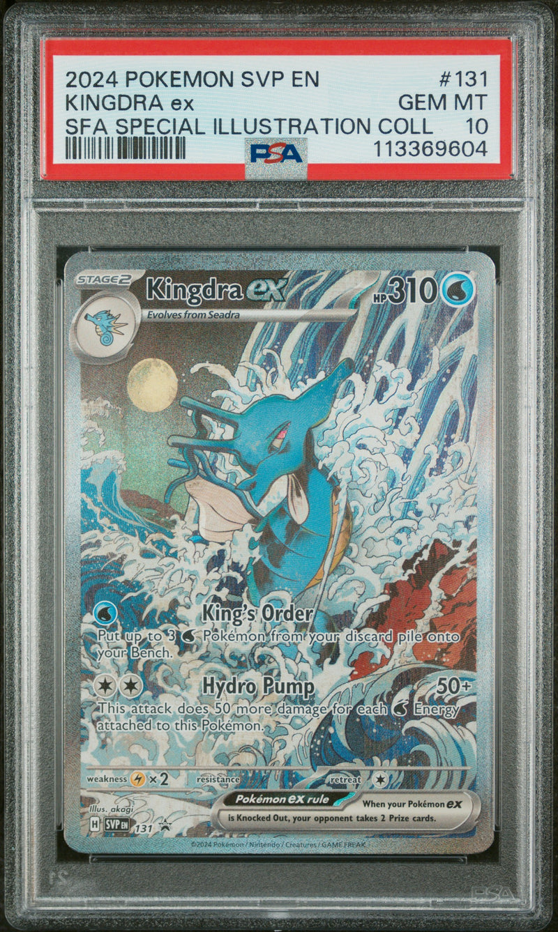 PSA GEM MT 10 Kingdra ex (131) [Scarlet & Violet: Black Star Promos] - 113369604