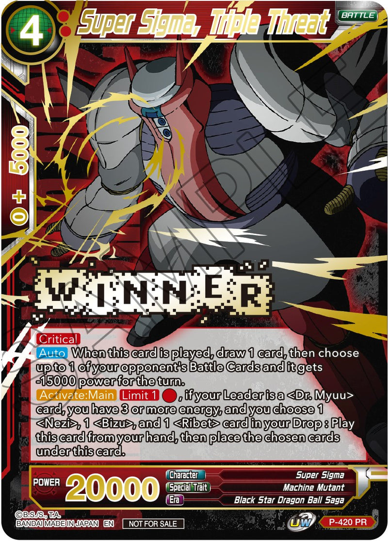 Super Sigma, Triple Threat (Championship Pack 2022 Vol.2) (Winner Gold