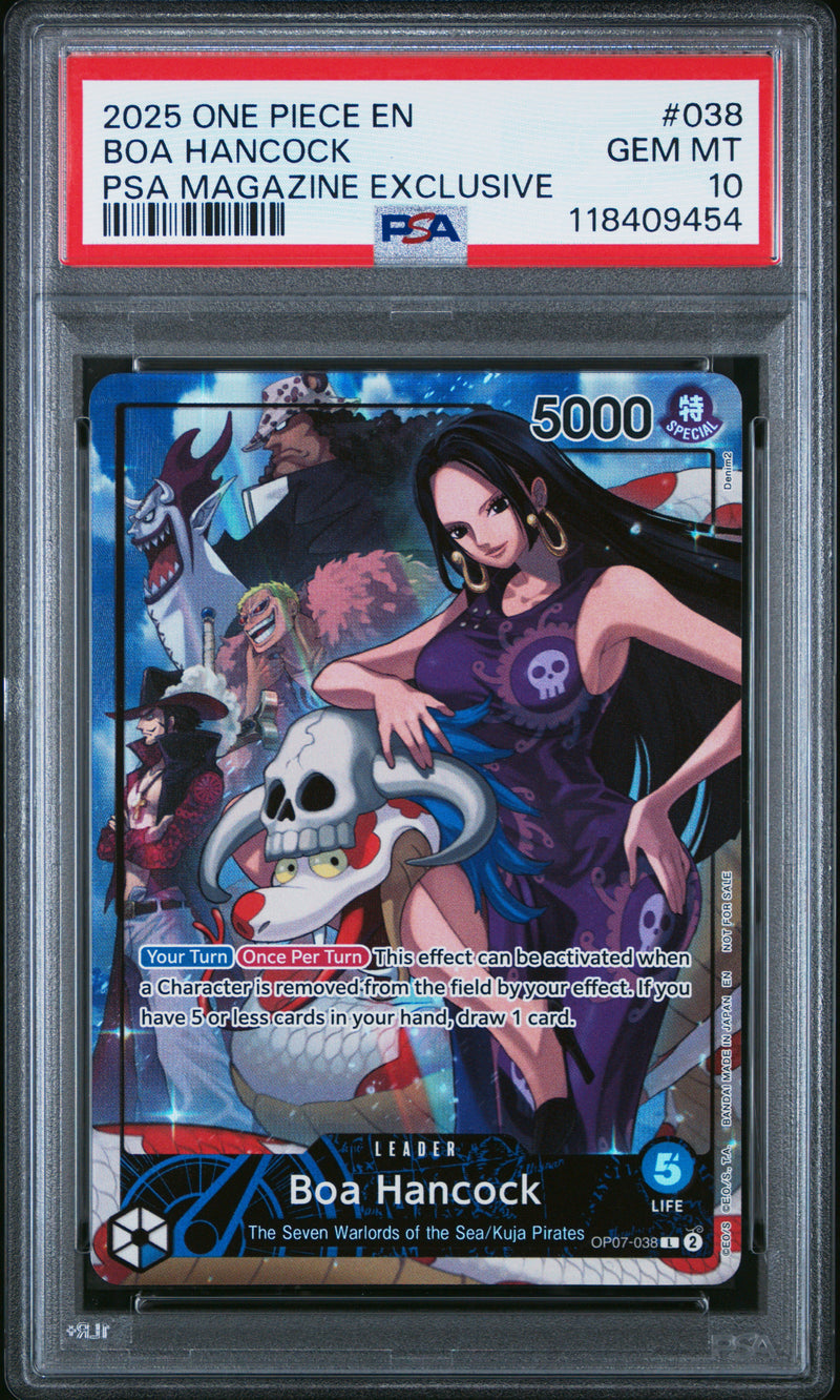 PSA GEM MT 10 Boa Hancock [Promos] - 118409454