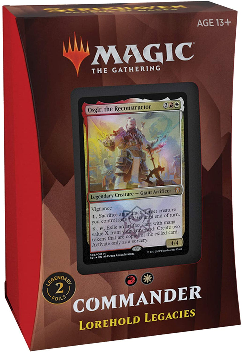 mtg osgir commander deck Magic the Gathering: Strixhaven: Commander Deck: Lorehold Legacies