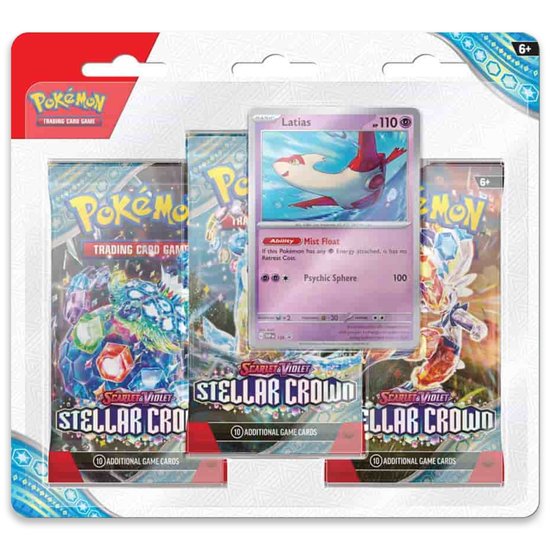 Pokémon TCG: Stellar Crown: Three-Booster Blister