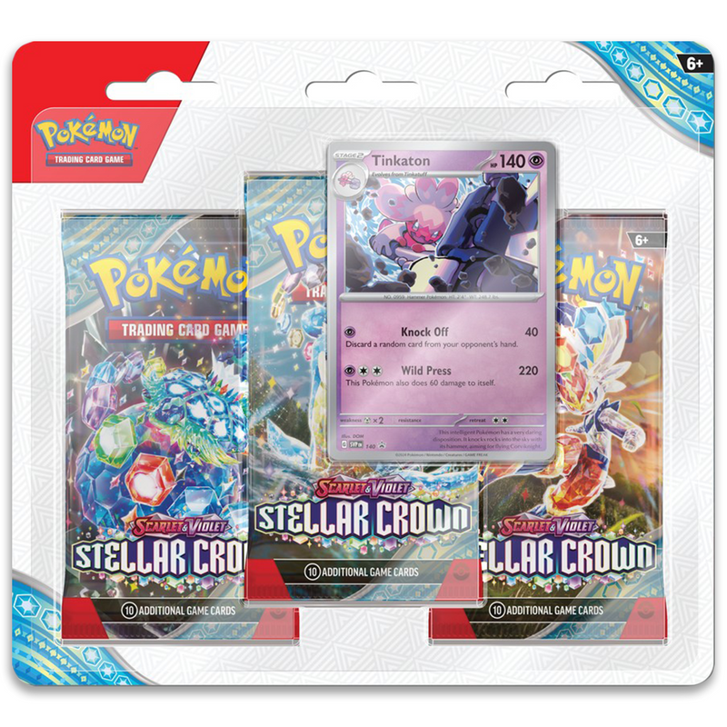 Pokémon TCG: Stellar Crown: Three-Booster Blister