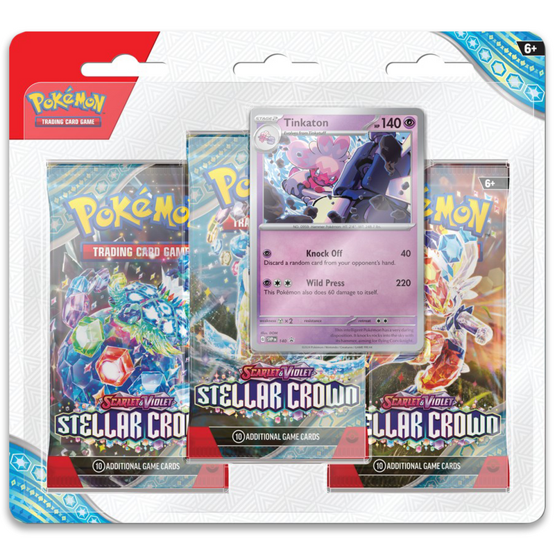 Pokmon TCG: Stellar Crown: Three-Booster Blister Pokmon TCG: Stellar Crown: Three-Booster Blister
