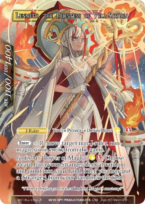 Lenneth, the Priestess of Vell-Savaria (A01 Buy a Box) [Promo Cards]