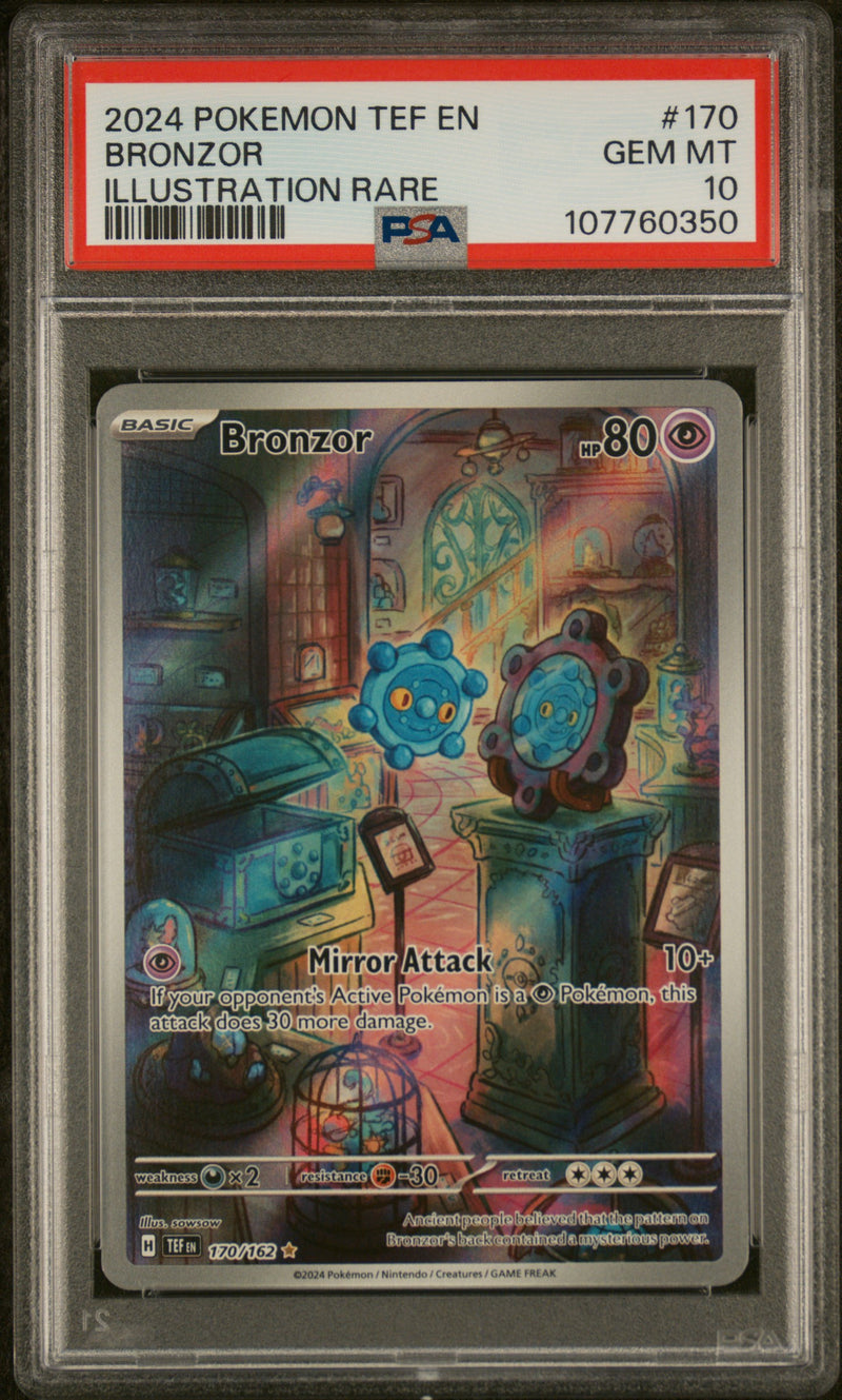 PSA GEM MT 10 Bronzor(170/162) [Tef En-Temporal Forces] - 107760350