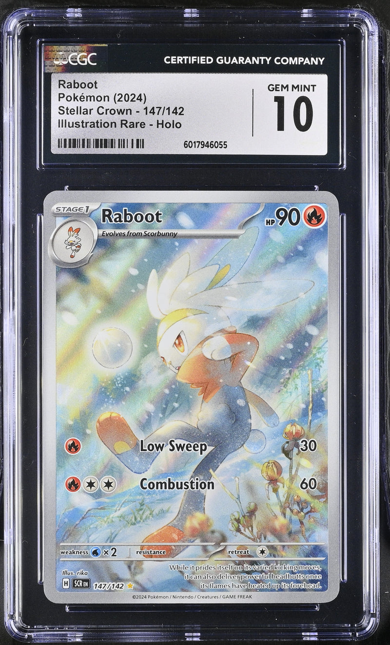 CGC GEM MINT 10 Raboot (147/142) [Stellar Crown] - 6017946055