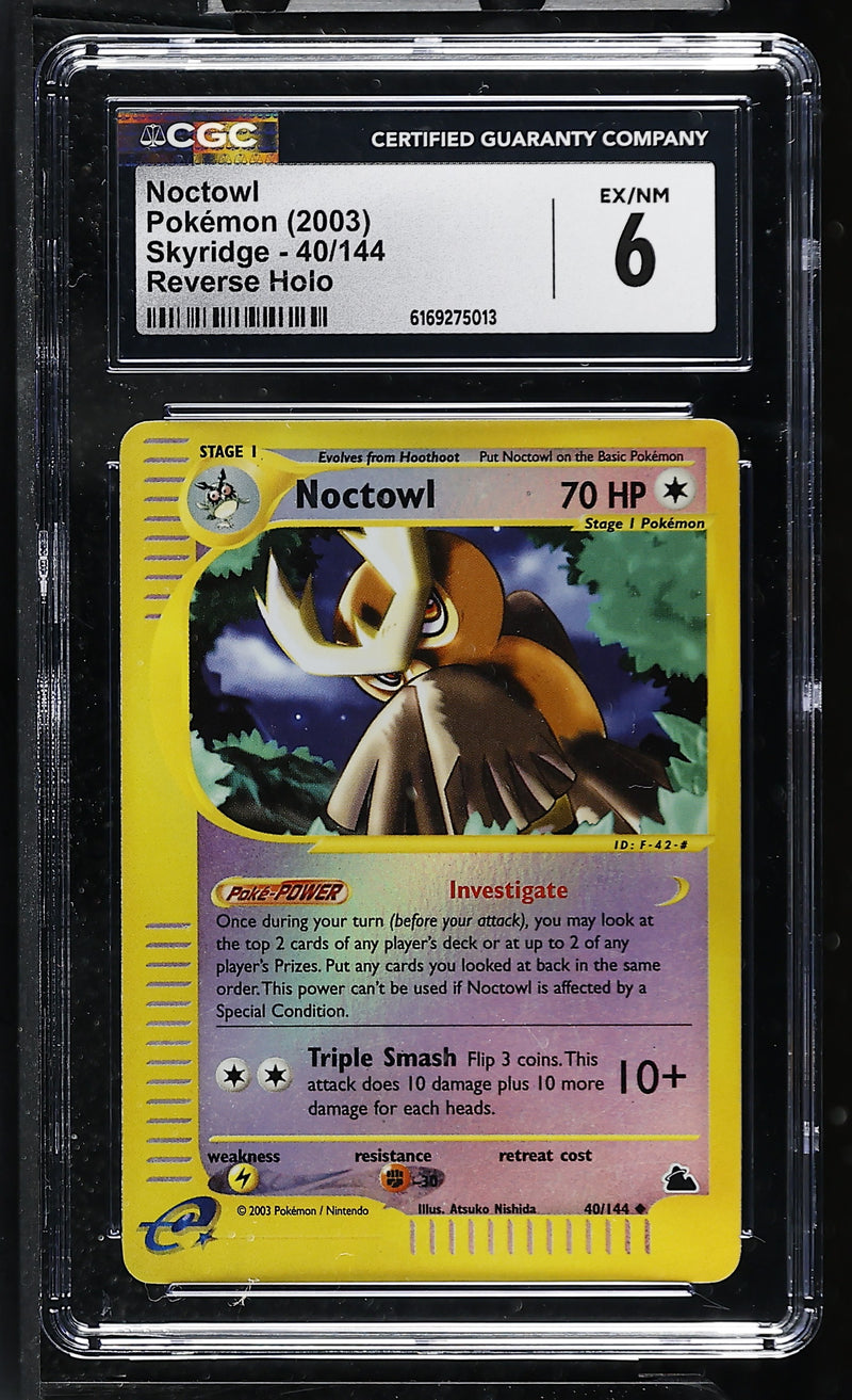 CGC 6 Noctowl (40/144) [Skyridge] - 6169275013