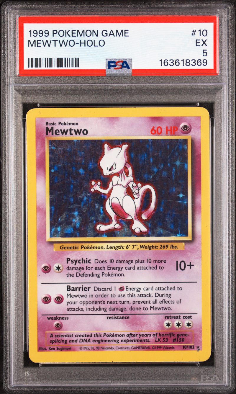 PSA EX 5 Mewtwo-Holo (10/102) [Game] - 163618369