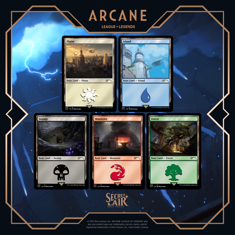 Magic the Gathering: Secret Lair: Arcane: Lands