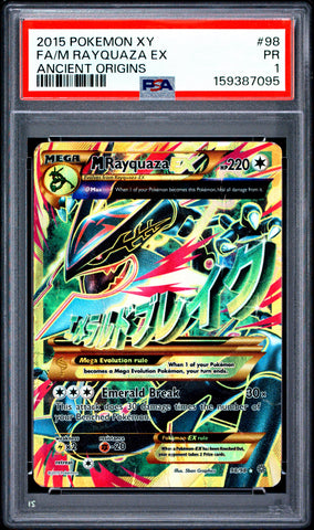 PSA PR 1 M Rayquaza Ex (98) [Xy Ancient Origins] - 159387095