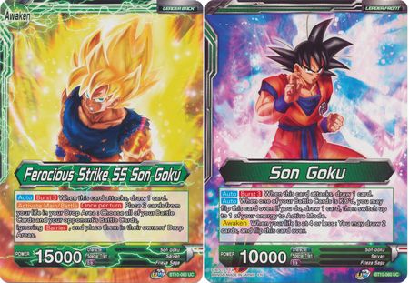 dragon ball super card game rise of the unison warrior Son Goku // Ferocious Strike SS Son Goku (BT10-060) [Rise of the Uniso