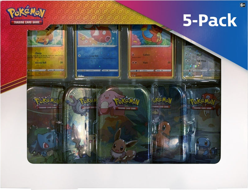 Pokémon TCG: Kanto Friends Mini Tins 5-Pack