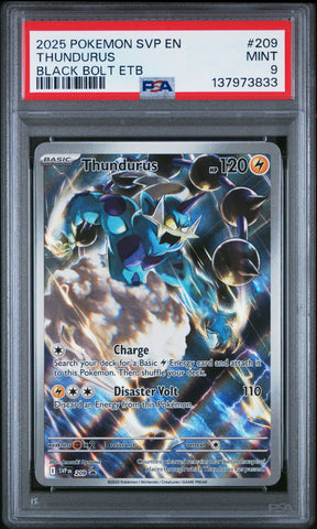 PSA MINT 9 Thundurus(209) [Svp En-Sv Black Star Promo] - 137973833