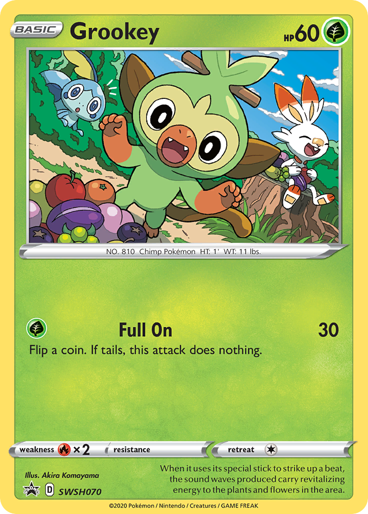 Grookey (SWSH070) [Sword & Shield: Black Star Promos]