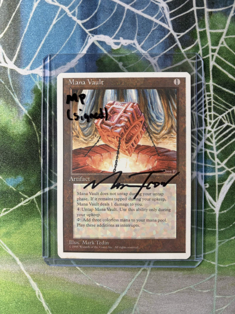 Mana Vault (Signed by Mark Tedin) [Fourth Edition]