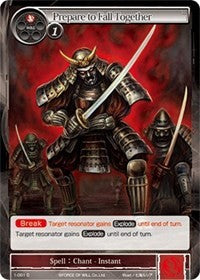 Prepare to Fall Together (1-091) [Starter Deck: Wolves of the Raging Flames]