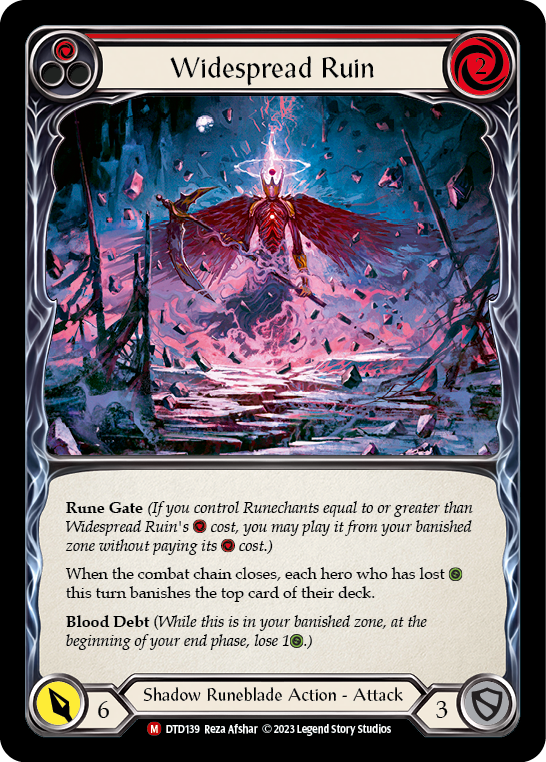 Widespread Ruin [DTD139] (Dusk Till Dawn)  Rainbow Foil