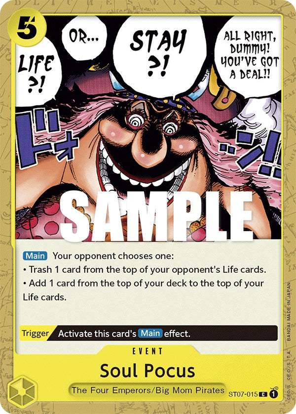Soul Pocus (ST07-015) Starter Deck 7: Big Mom Pirates