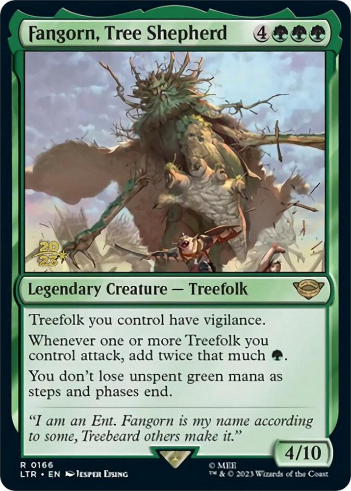 strongest green cards mtg Fangorn, Tree Shepherd [The Lord of the Rings: Tales of Middle-Earth P