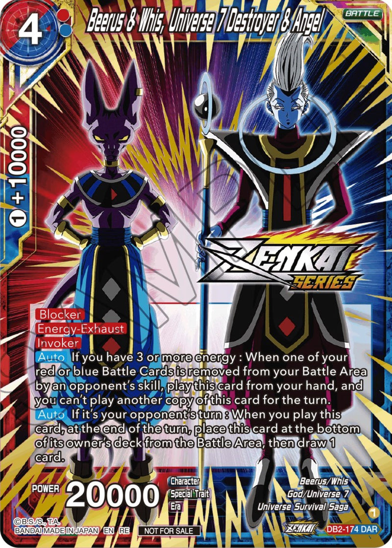 Beerus & Whis, Universe 7 Destroyer & Angel (Event Pack 12) (DB2-174) [Tournament Promotion Cards]