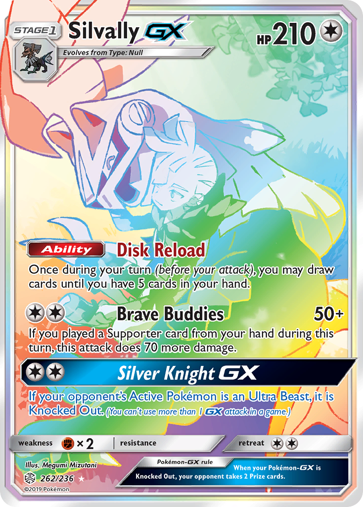 pokemon card silvally gx Pokemon SM-5 Ultra Prism Card: Silvally GX - 116/156 - Ultra Rare Holo main image 1
