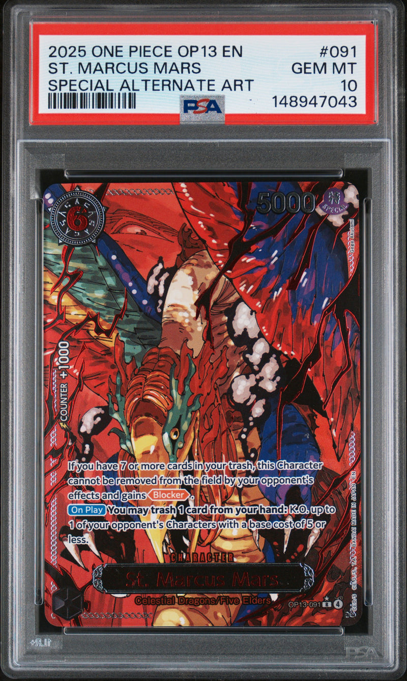 PSA GEM MT 10 St. Marcus Mars [Op13-Carrying On His Will] - 148947043