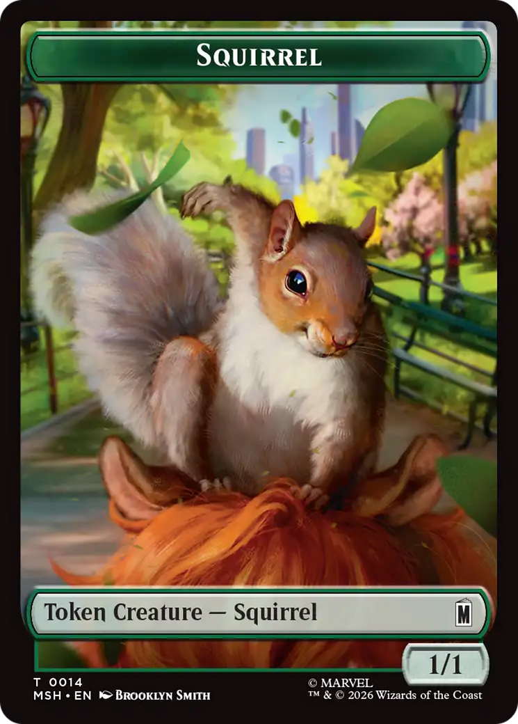 The Void // Squirrel Double-Sided Token [Marvel Super Heroes Tokens]