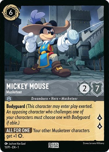 Mickey Mouse - Musketeer (GenCon 2023) (11/P1) [Promo Cards]