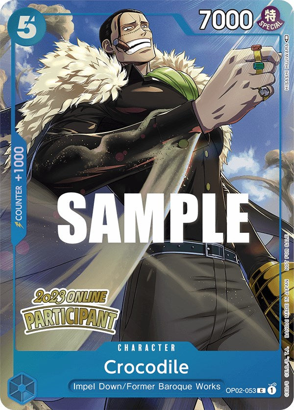 Crocodile (Online Regional 2023) [Participant] [One Piece Promotion Cards]