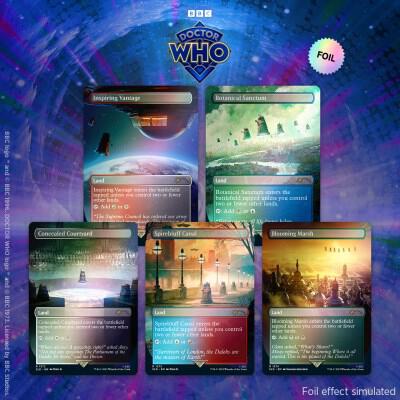 Magic the Gathering: Secret Lair x Doctor Who: The Dalek Lands Traditional Foil Edition